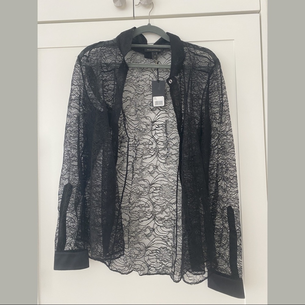 NWT Kiki de Montparnasse Lace Shirt - Picture 3 of 6